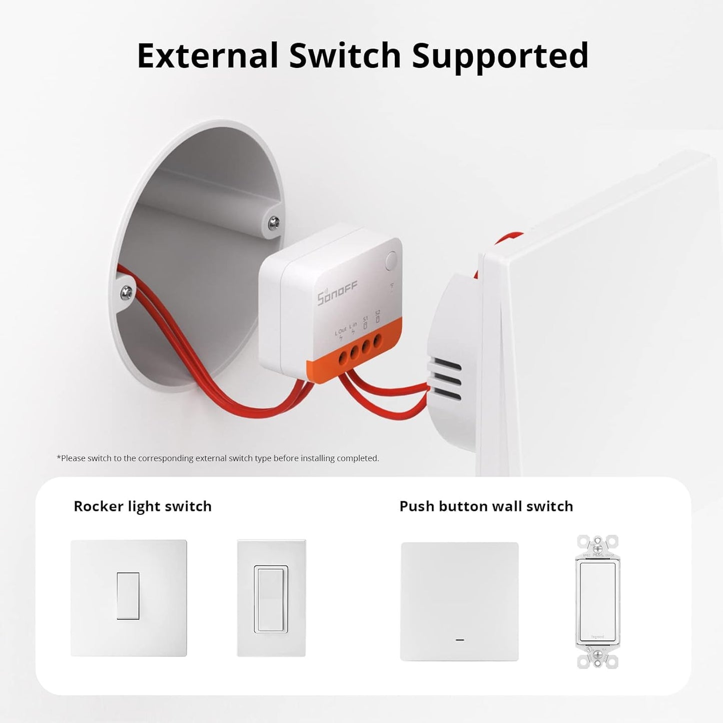 SONOFF ZBMINIL2 Zigbee Smart Light Switch – 2-Way, No Neutral Required
