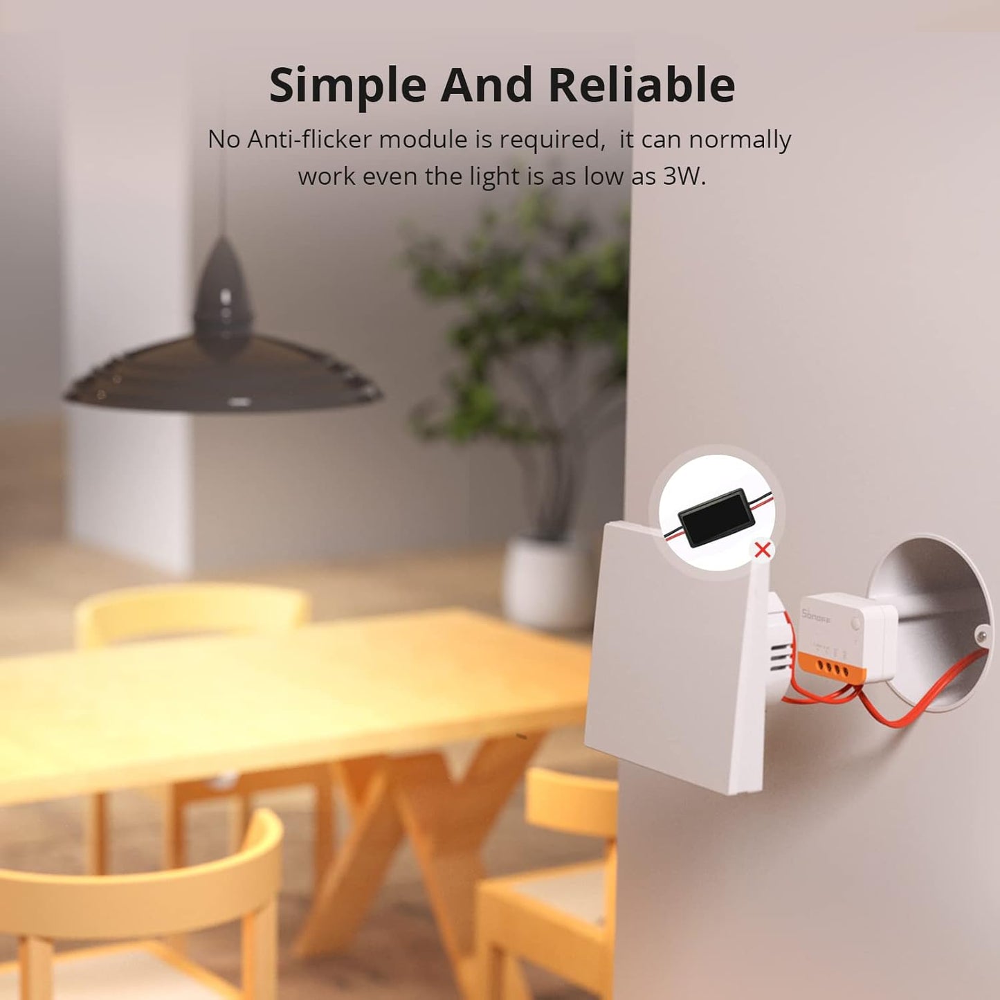 SONOFF ZBMINIL2 Zigbee Smart Light Switch – 2-Way, No Neutral Required