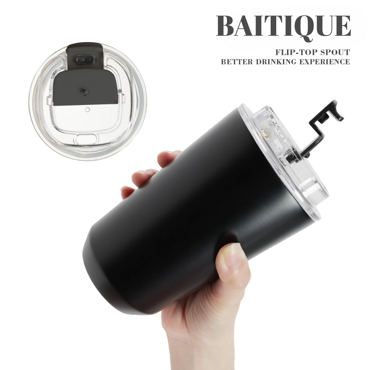 Insulated Coffee Tumbler with Lid – 280ml/380ml