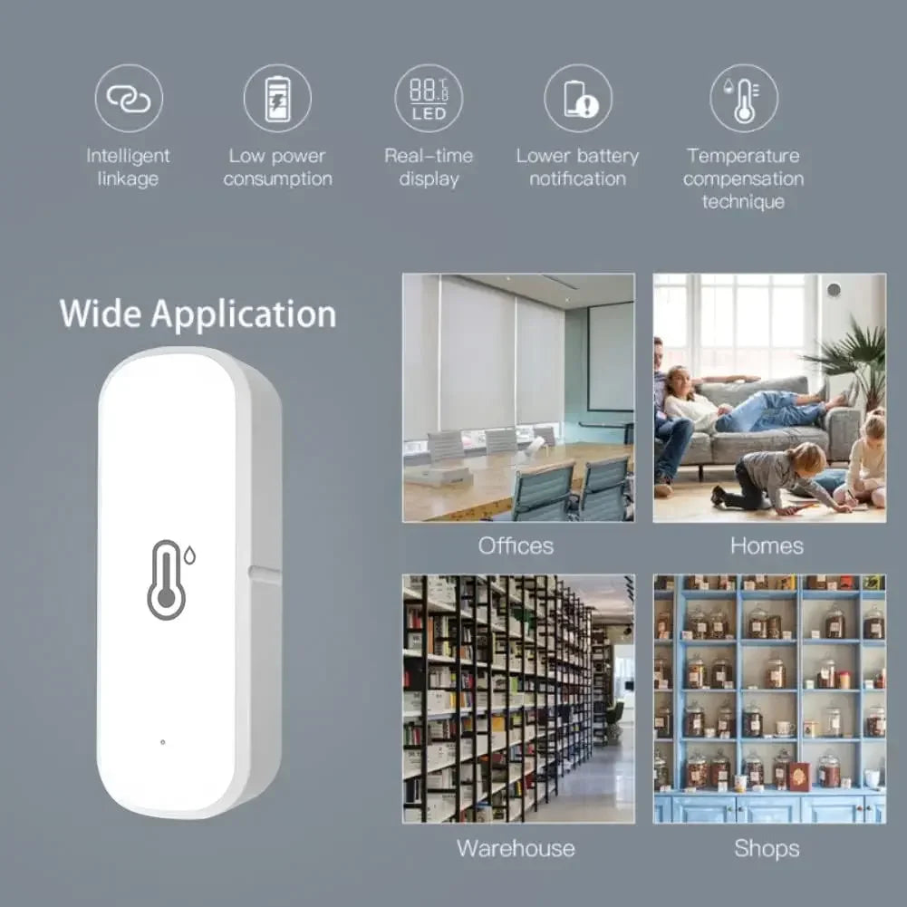 Tuya Smart WiFi Temperature & Humidity Sensor