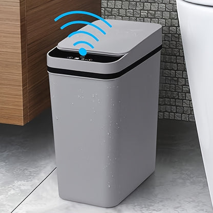 Smart Sensor Trash Can Automatic Motion Sensor Trash Bin 11L 2 91 Gallon Plastic Waste Paper Box for Kitchen Office Bathroom Household Black Gray White