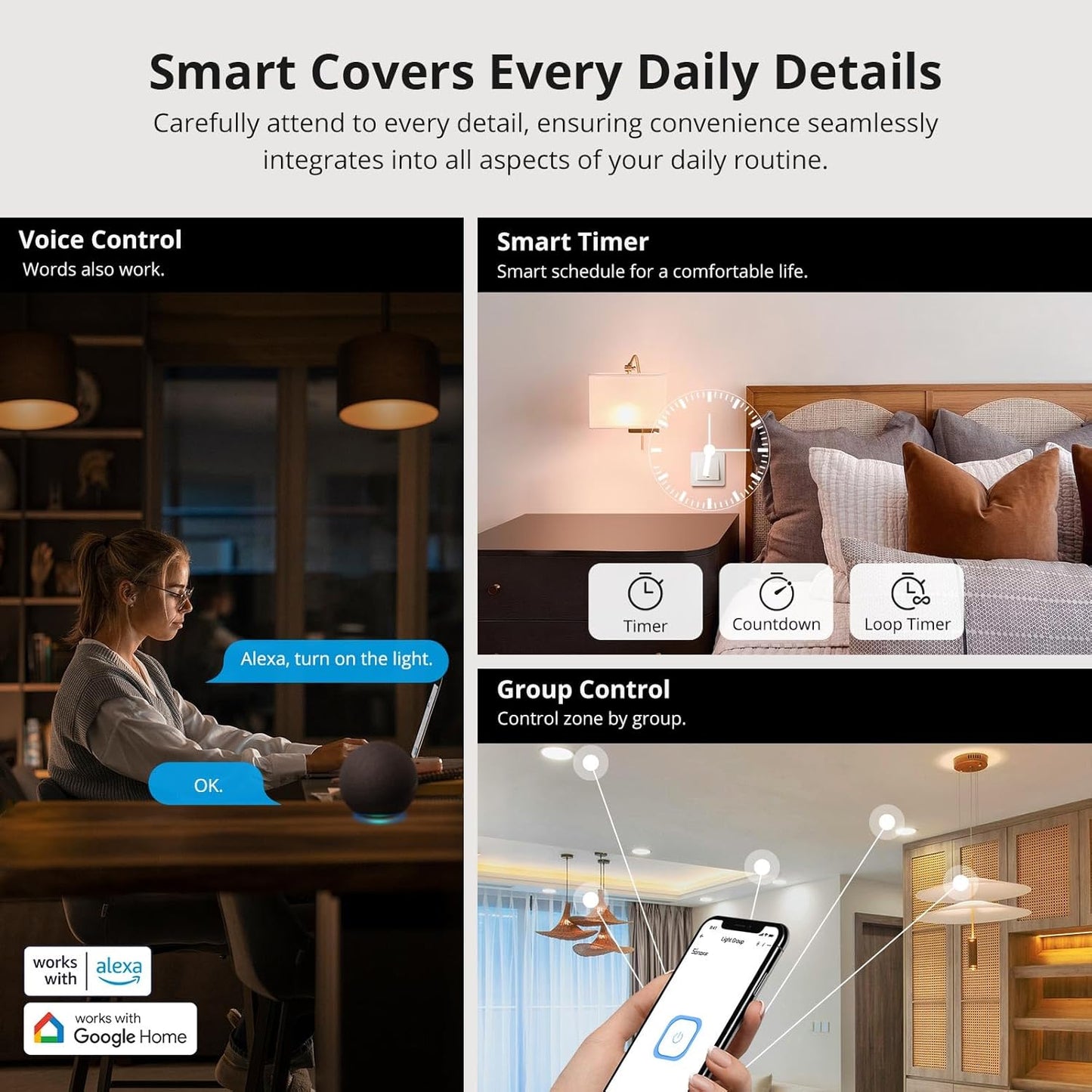 SONOFF ZBMINIR2 ZigBee Smart Light Switch – Requires Neutral Wire & Zigbee Hub