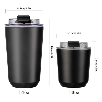 Insulated Coffee Tumbler with Lid – 280ml/380ml