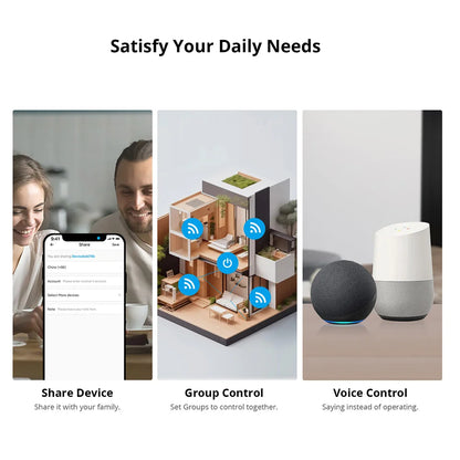 SONOFF BASICR4 WiFi Smart Switch – Remote & Voice Control, Works with Alexa & Google Home