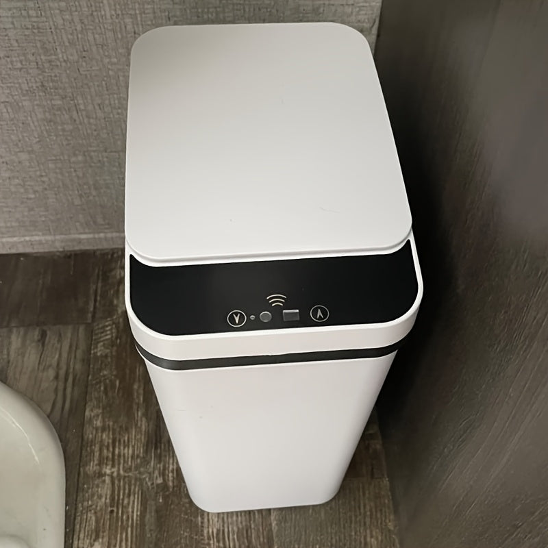 Smart Sensor Trash Can Automatic Motion Sensor Trash Bin 11L 2 91 Gallon Plastic Waste Paper Box for Kitchen Office Bathroom Household Black Gray White