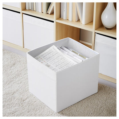 Fabric Storage Box – White (33x38x33 cm)