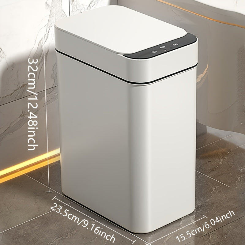 Smart Sensor Trash Can Automatic Motion Sensor Trash Bin 11L 2 91 Gallon Plastic Waste Paper Box for Kitchen Office Bathroom Household Black Gray White