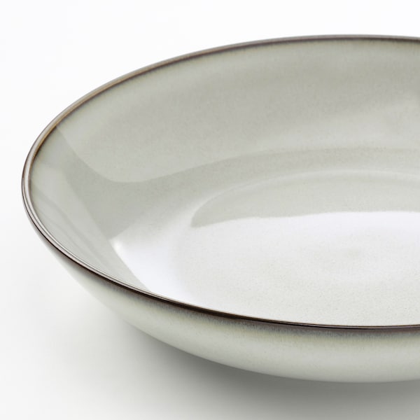 Deep Plate – Grey, 21 cm -Set of 4