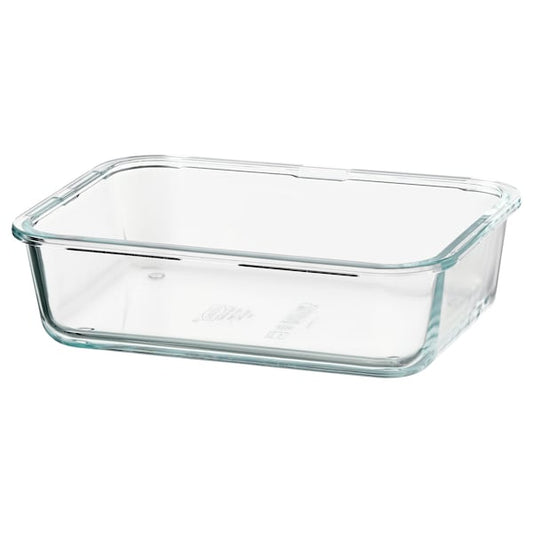 Food Container – Rectangular, Glass, 1.0L