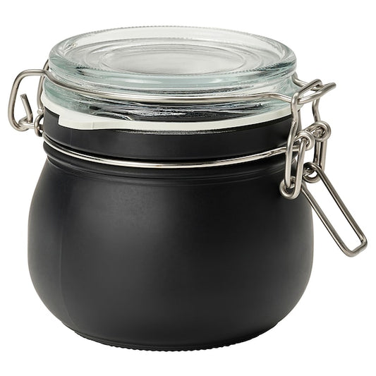 Jar with Lid – Brown-Red (0.5L)