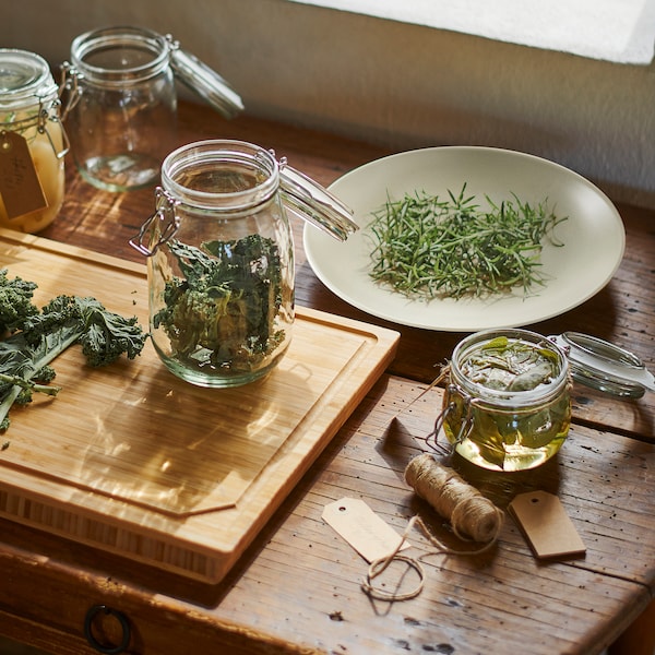 Jar with Lid – Clear Glass (0.5L)