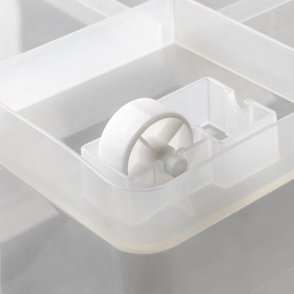 Large Transparent Storage Box with Lid – 130L (79x57x43 cm)