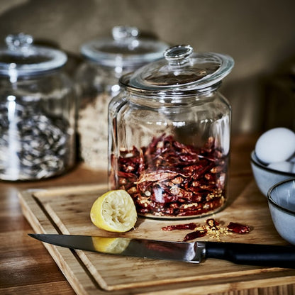 Jar with Lid – Clear Glass (1.9 L)